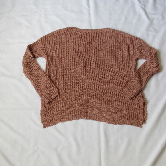 Charlotte Russe Rose Pink Slouchy Sweater - Picture 2 of 6